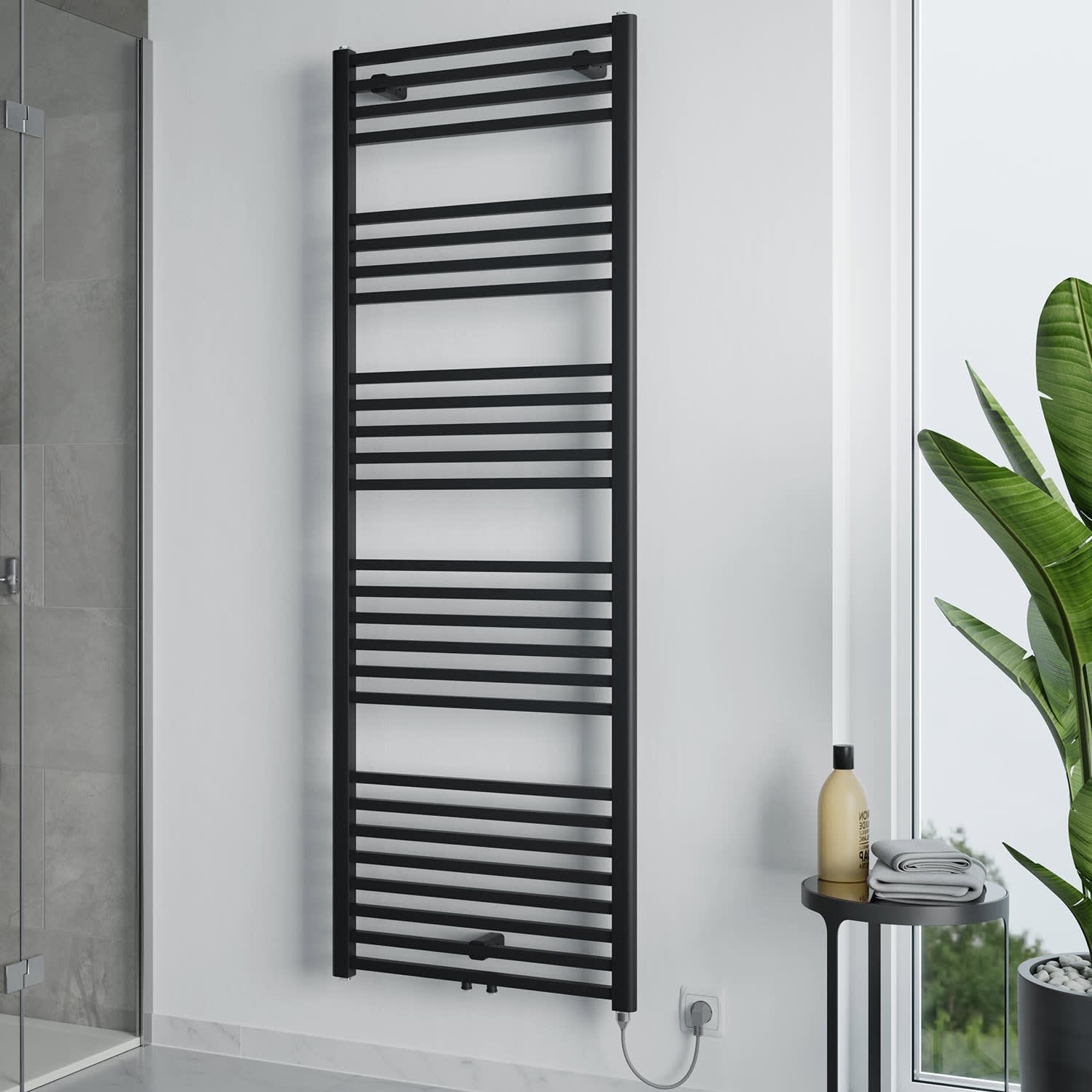 Sturotec Bath 11 E Badheizkörper 50 x 66,7 cm, rein elektrisch - MEGABAD