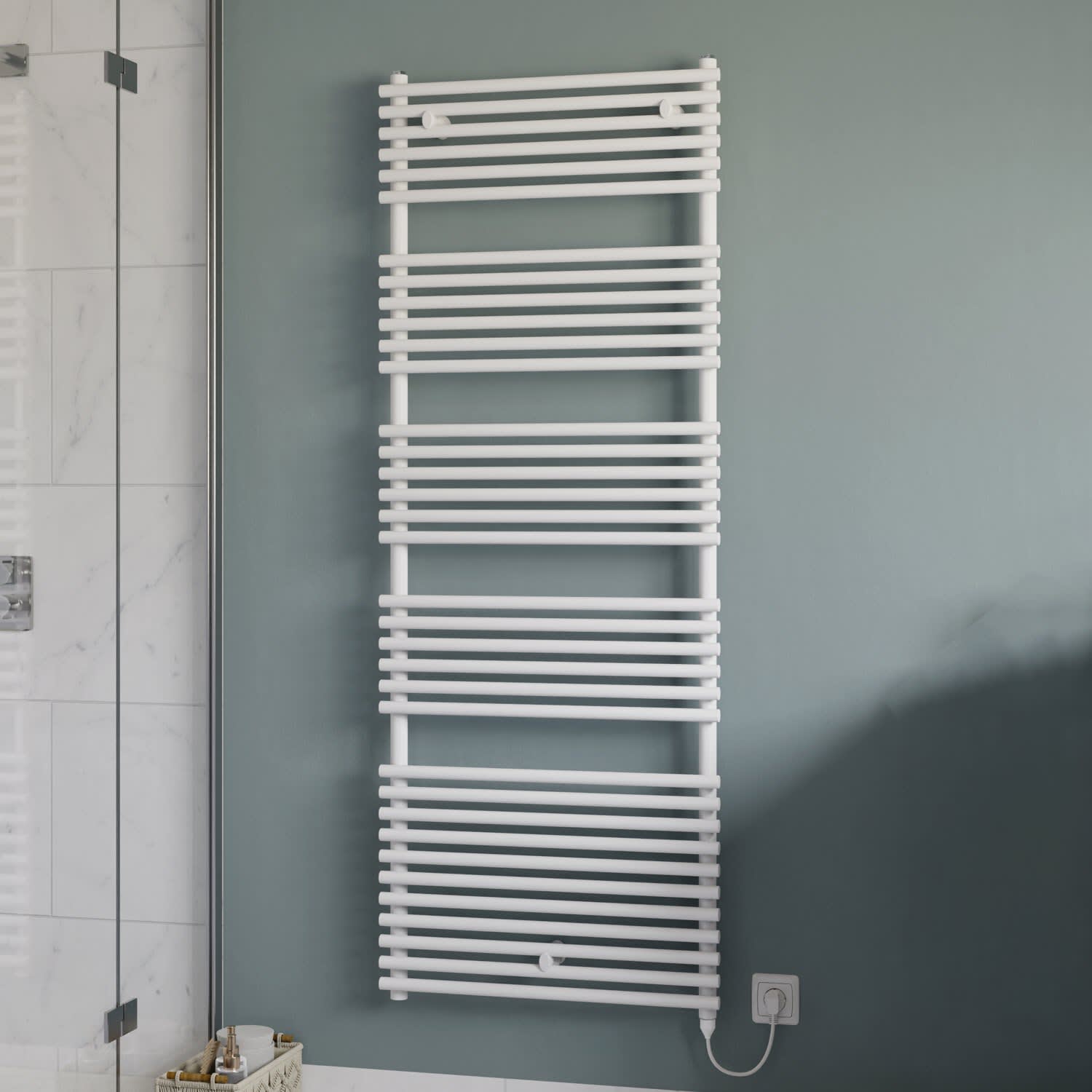 Sturotec Bath 4 E Badheizkörper 60 x 183,8 cm, rein elektrisch - MEGABAD