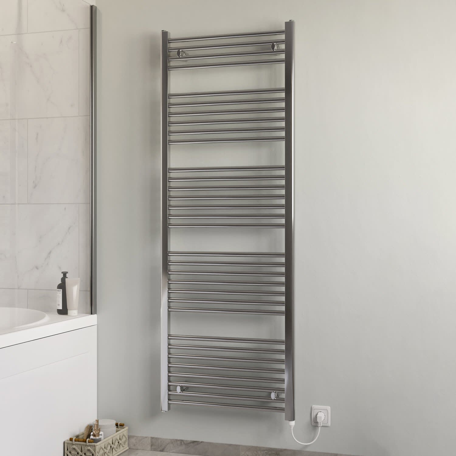 Sturotec Bath 5 E Badheizkörper 60 x 163,6 cm, rein elektrisch - MEGABAD