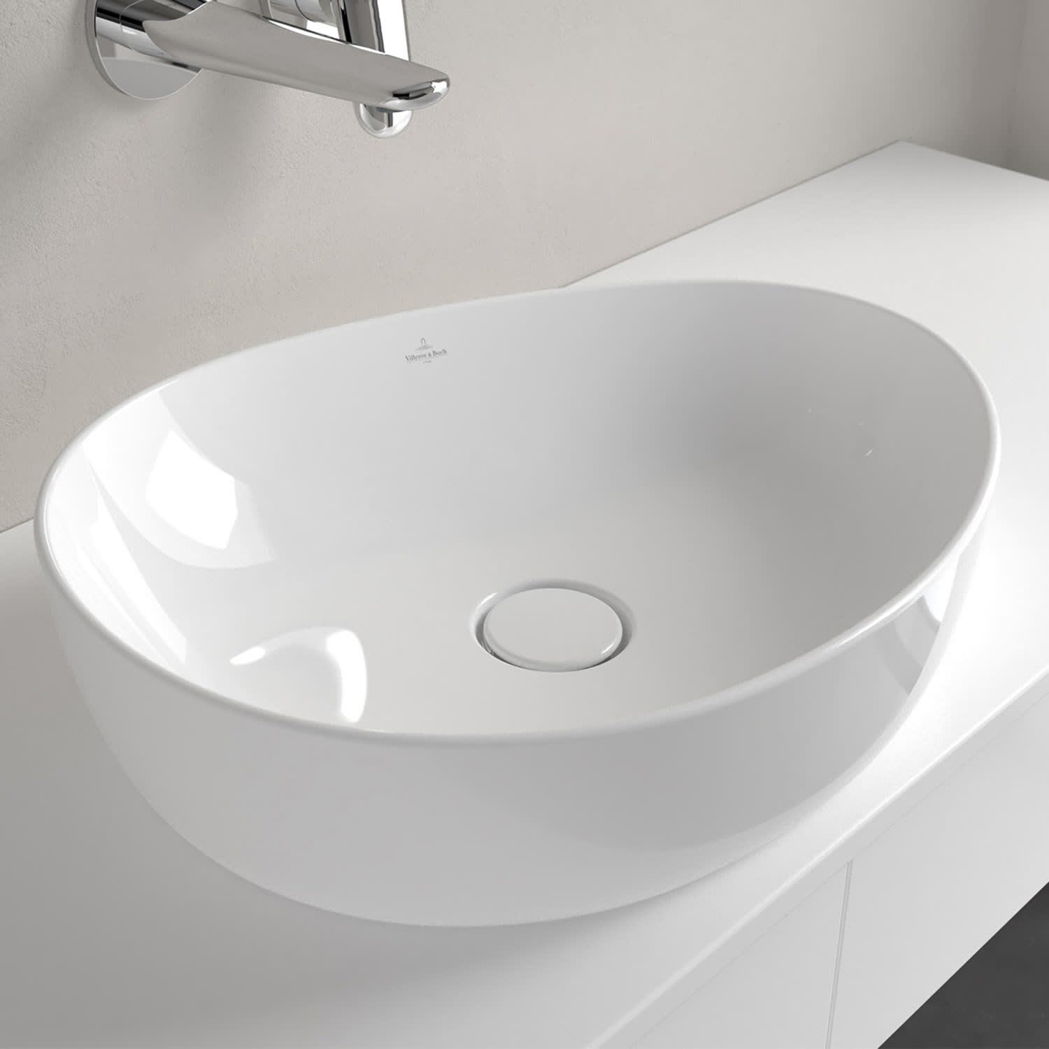 Villeroy & Boch Antao Aufsatzwaschbecken 51 x 40 cm, ohne Überlauf ...