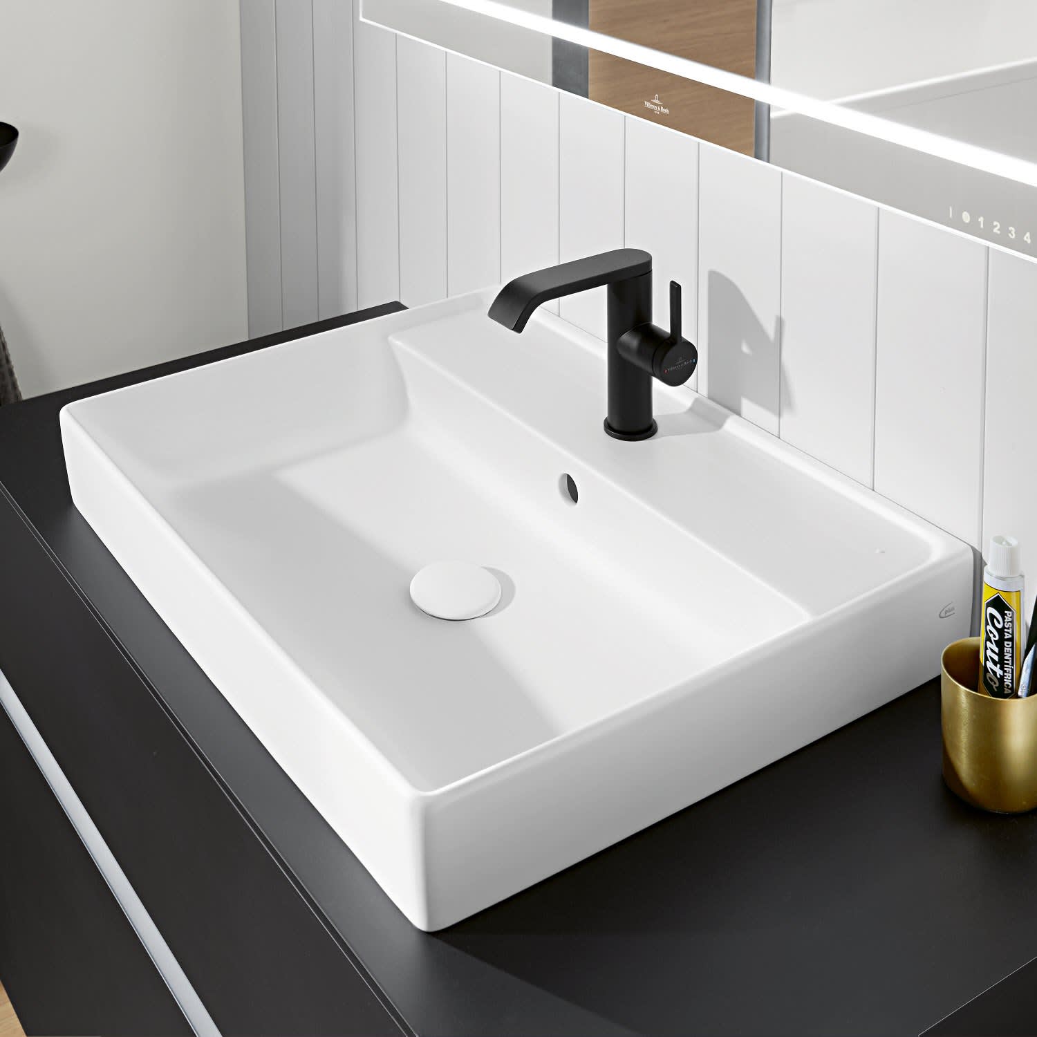 Villeroy & Boch Collaro Schrankwaschtisch 60 cm, geschliffen, mit  