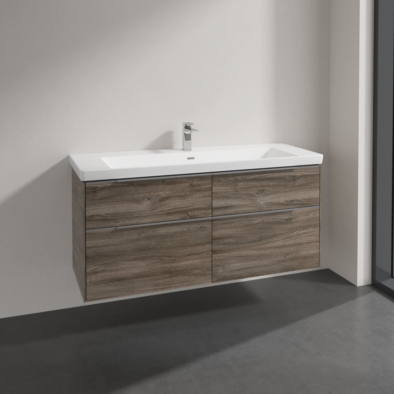 Villeroy & Boch Subway 3.0 Badmöbel-Set 130 cm, 4 Auszüge - MEGABAD