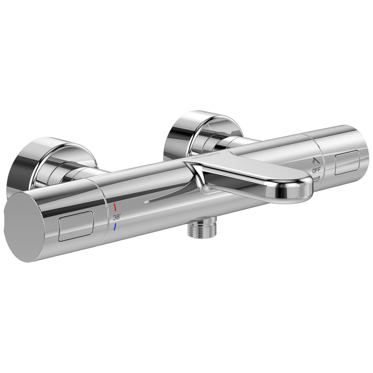 Villeroy & Boch Lafleur bidetkraan met waste Chroom