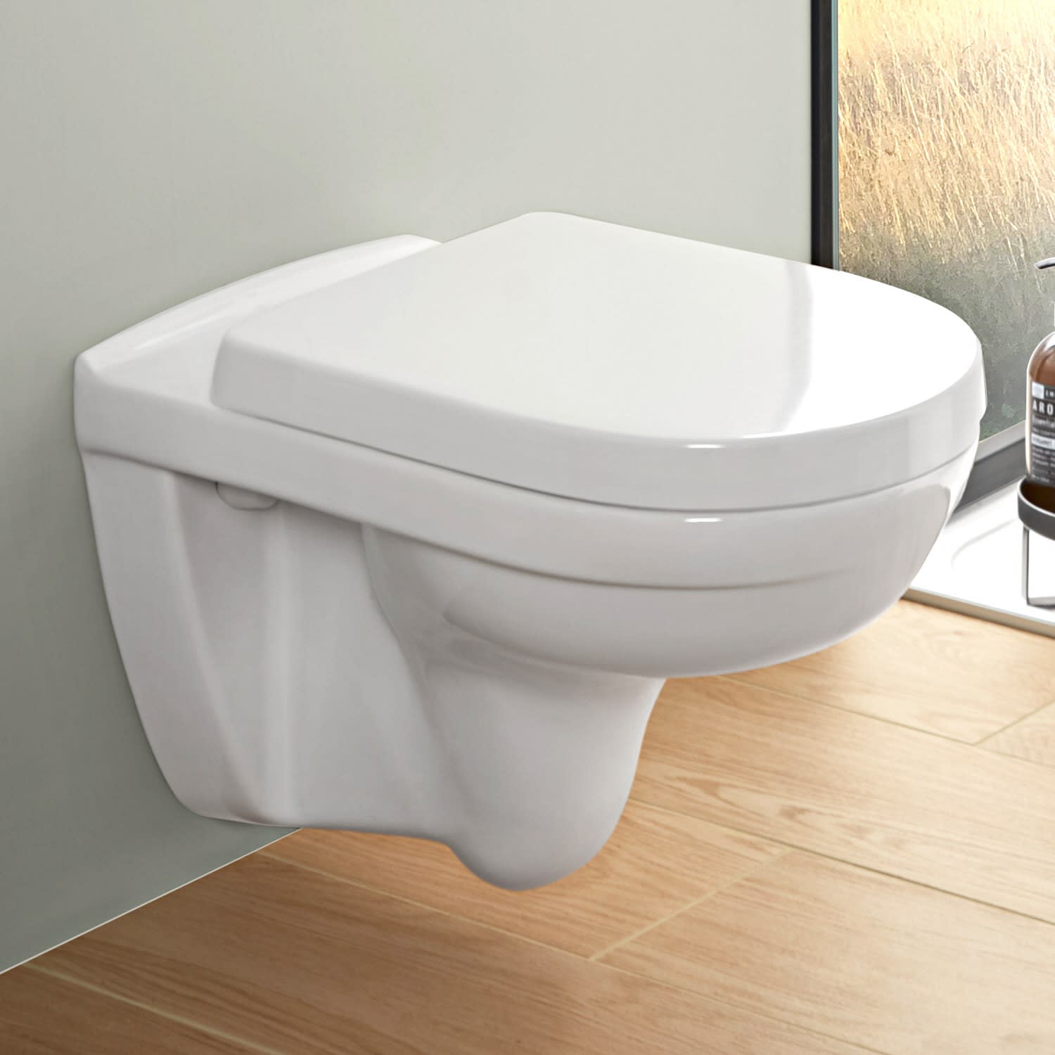 Villeroy & Boch O.Novo Wand-WC spülrandlos Directflush 5660R001 Keramik Set weiß 