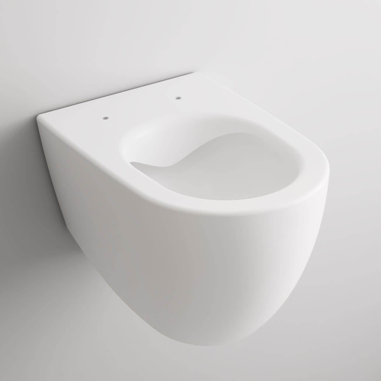 Art Wand-WC spülrandlos, ohne WC-Sitz - 10NF02001-2L MEGABAD