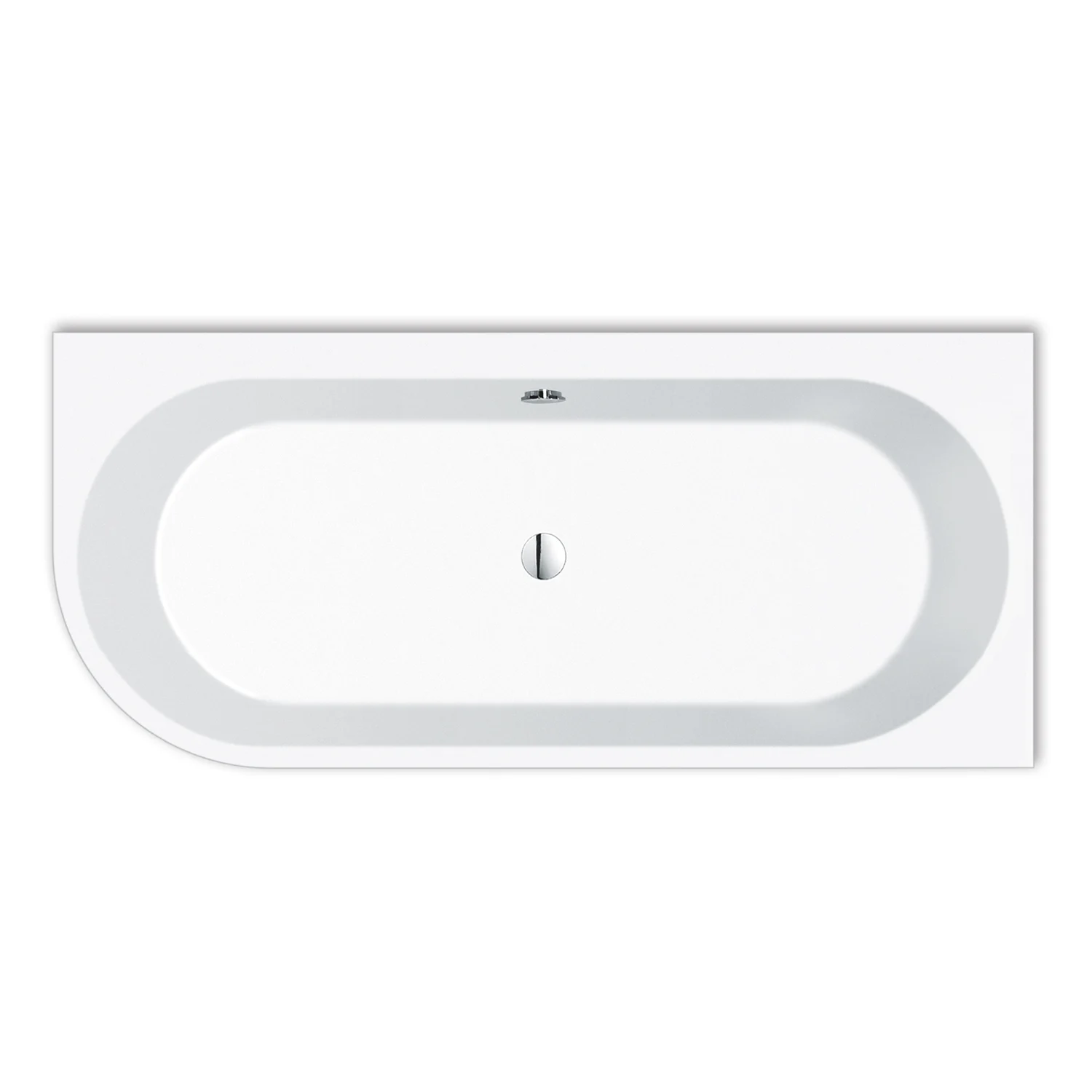 Repabad Livorno 180 oval F links Eck-Badewanne