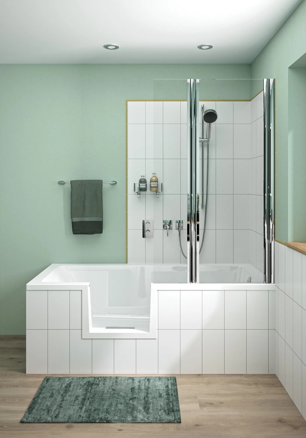 Repabad Glasabtrennung Livorno Mono Easy, 2-teilig Bild 2