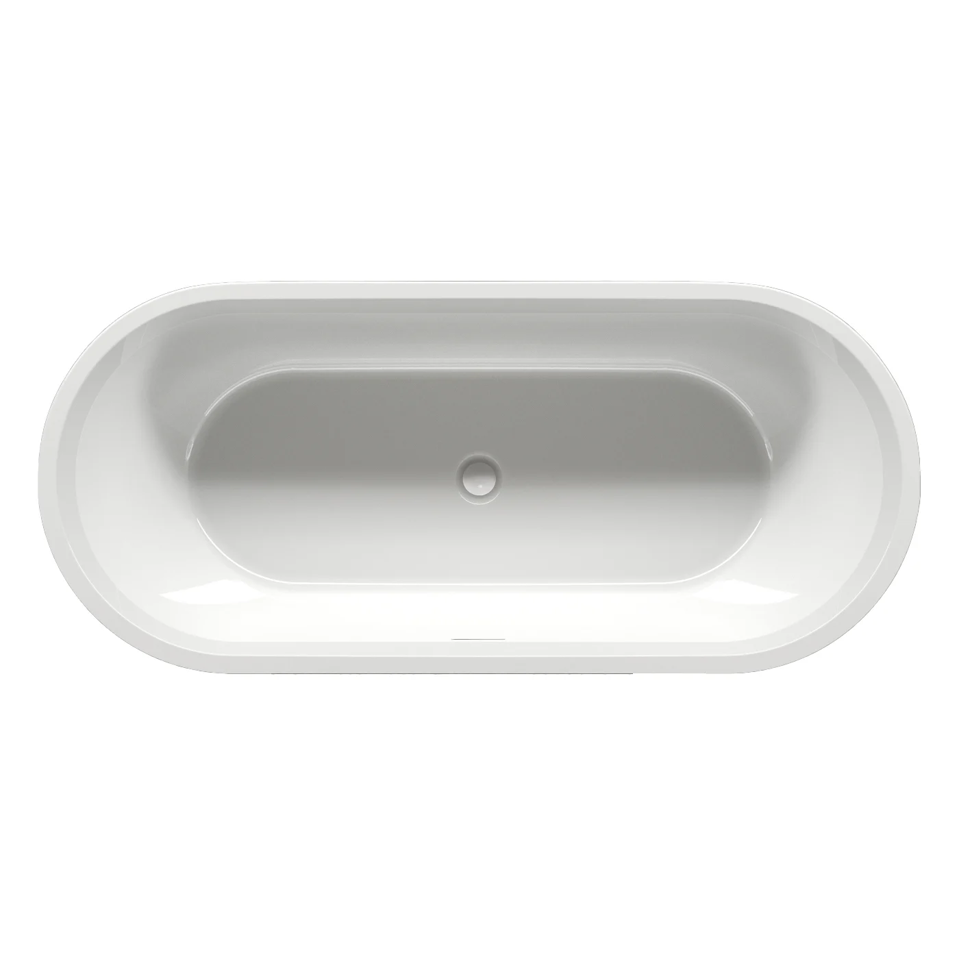 Riho Inspire freistehende Badewanne 160 x 75 cm mit Riho Fall