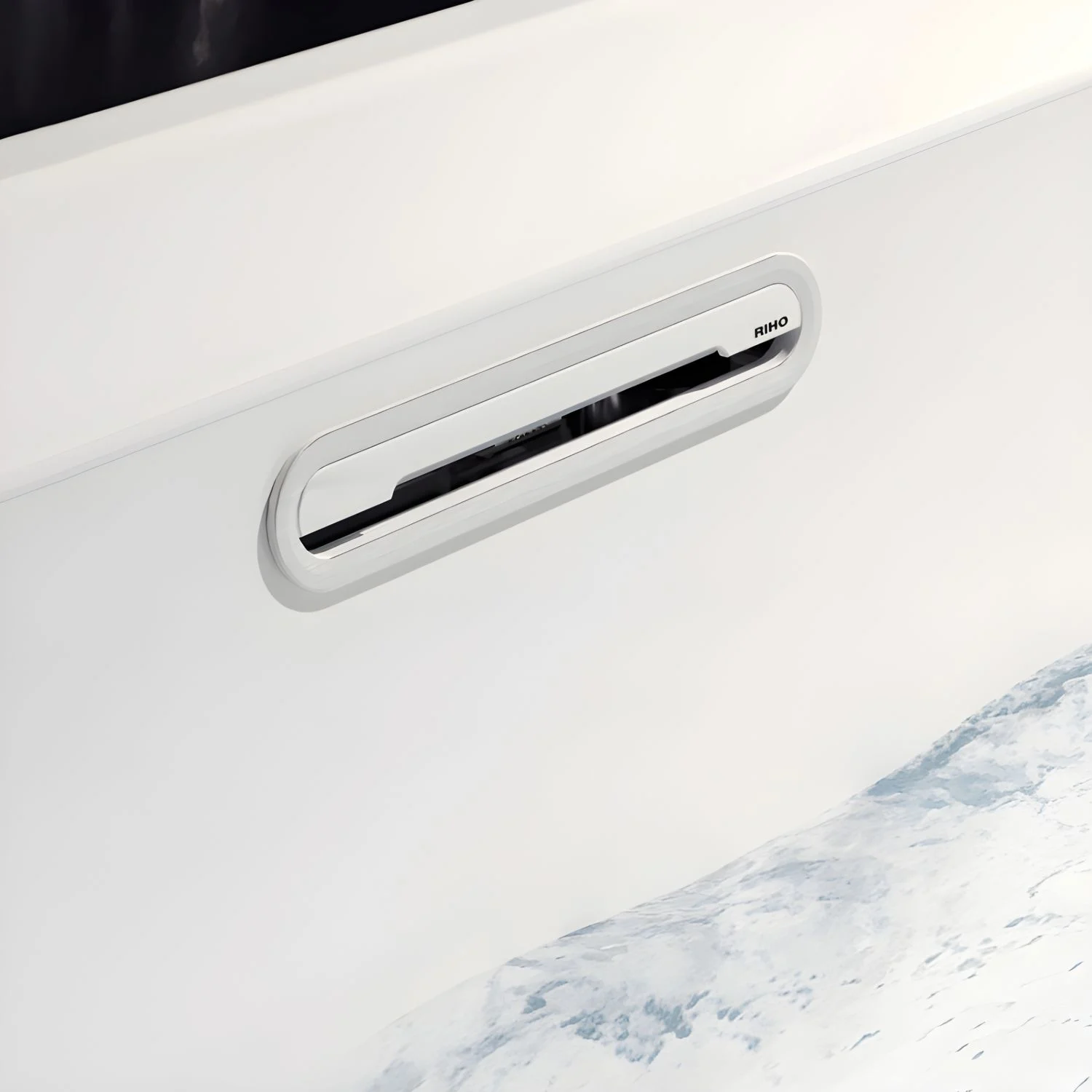 Riho Inspire freistehende Badewanne 160 x 75 cm mit Riho Fall Bild 2