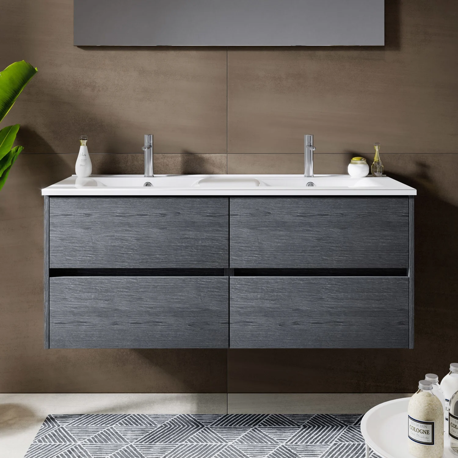 Riho Porto Waschtischunterschrank 120 cm mit 4 Schubladen