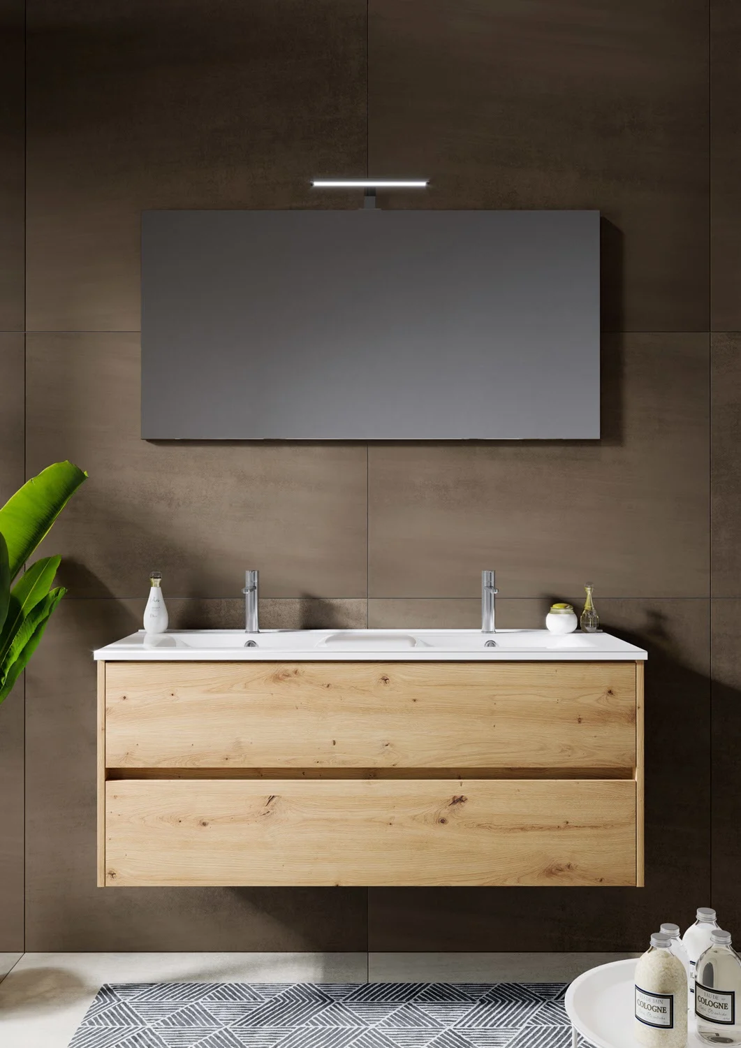 Riho Porto Waschtischunterschrank 120 cm mit 2 Schubladen Bild 4