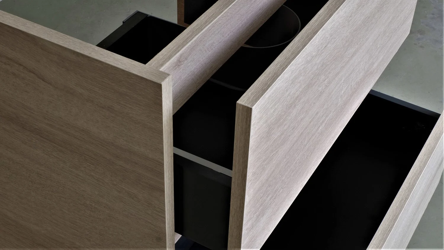 Riho Porto Waschtischunterschrank 120 cm mit 2 Schubladen Bild 3