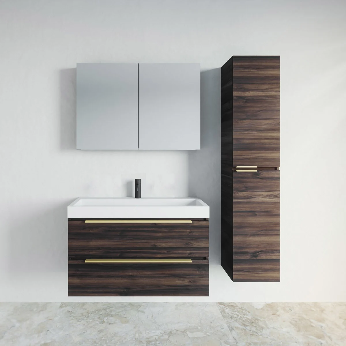 Riho Spring VOW Waschtisch-Set inkl. Spiegelschrank 100 x 46 cm Bild 7