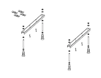 Riho Badewannen Füße 01U