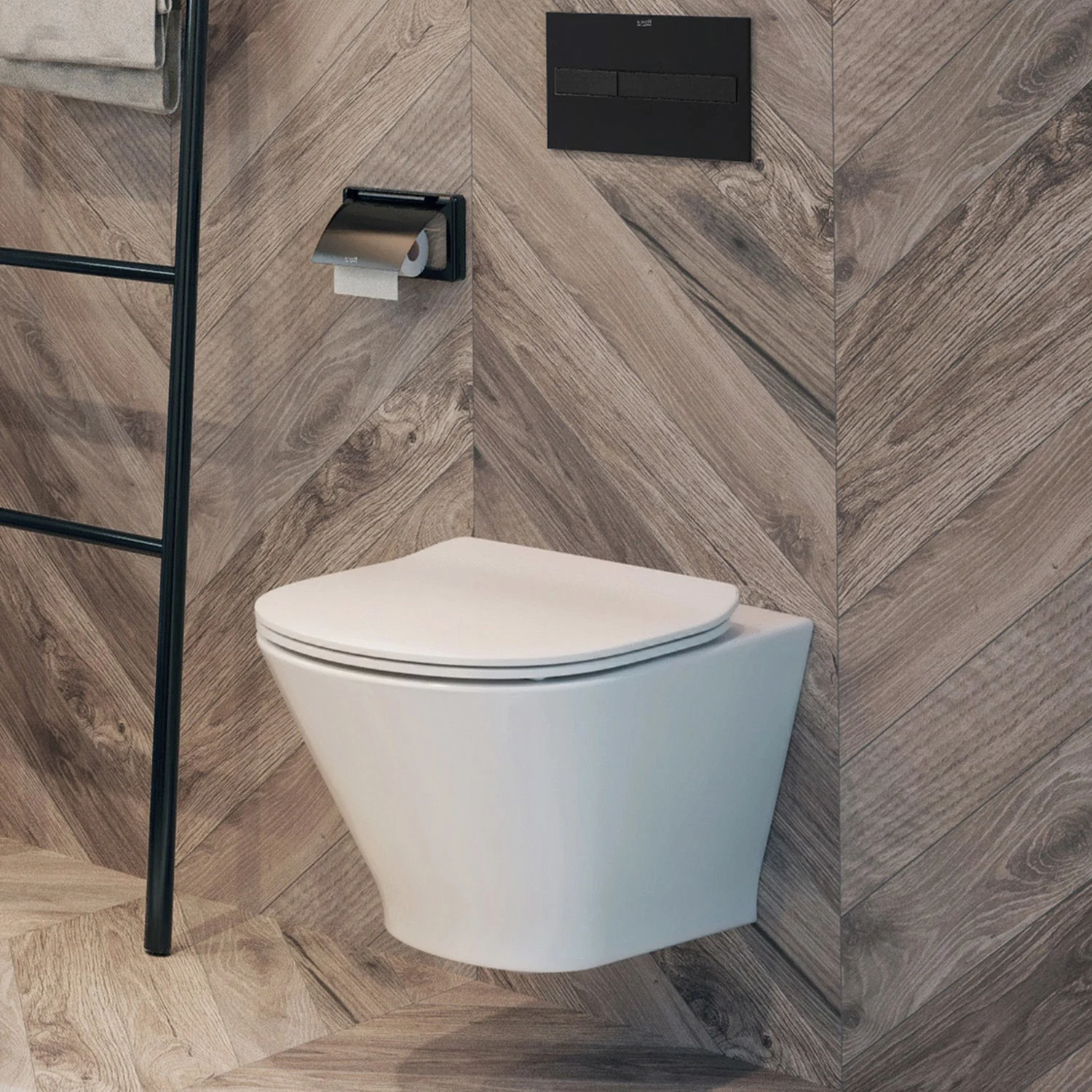 Roca The Gap Wand-WC, spülrandlos, kompakt Bild 5