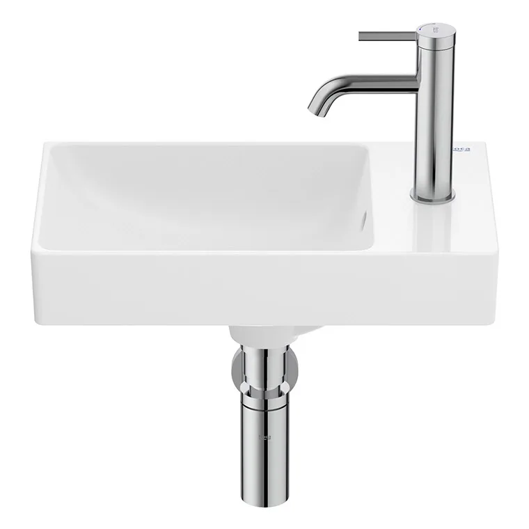 Roca Ona Handwaschbecken 45 x 26 cm, Becken links