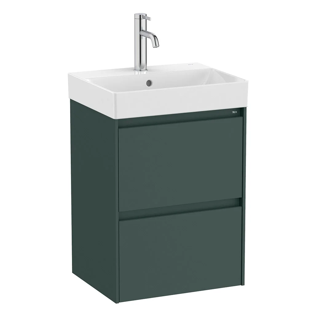Roca Ona Waschtischunterbau 45 cm mit 2 Schubladen, geringere Tiefe