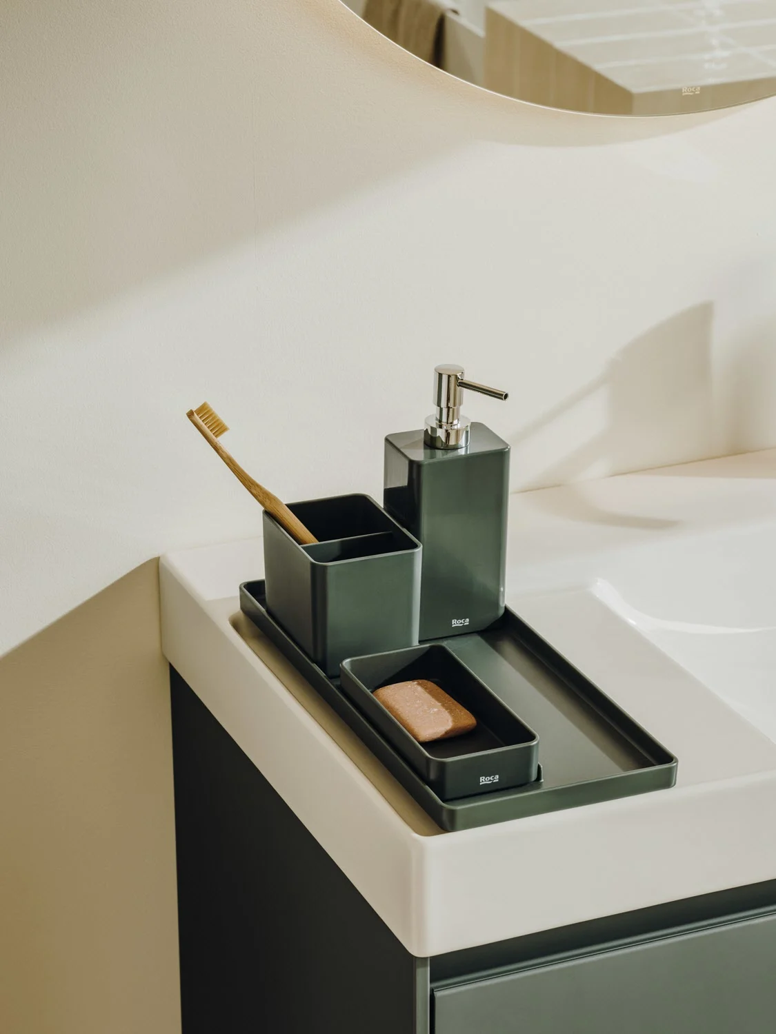 Roca Ona Waschtischunterbau 80 cm mit 2 Schubladen Bild 5