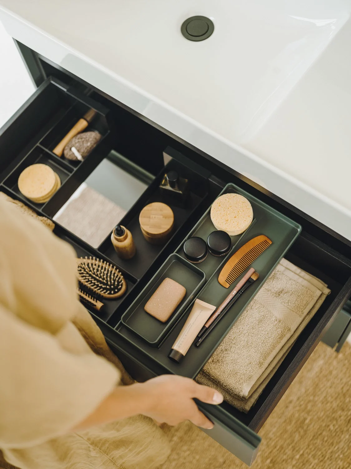 Roca Ona Waschtischunterbau 80 cm mit 2 Schubladen Bild 4