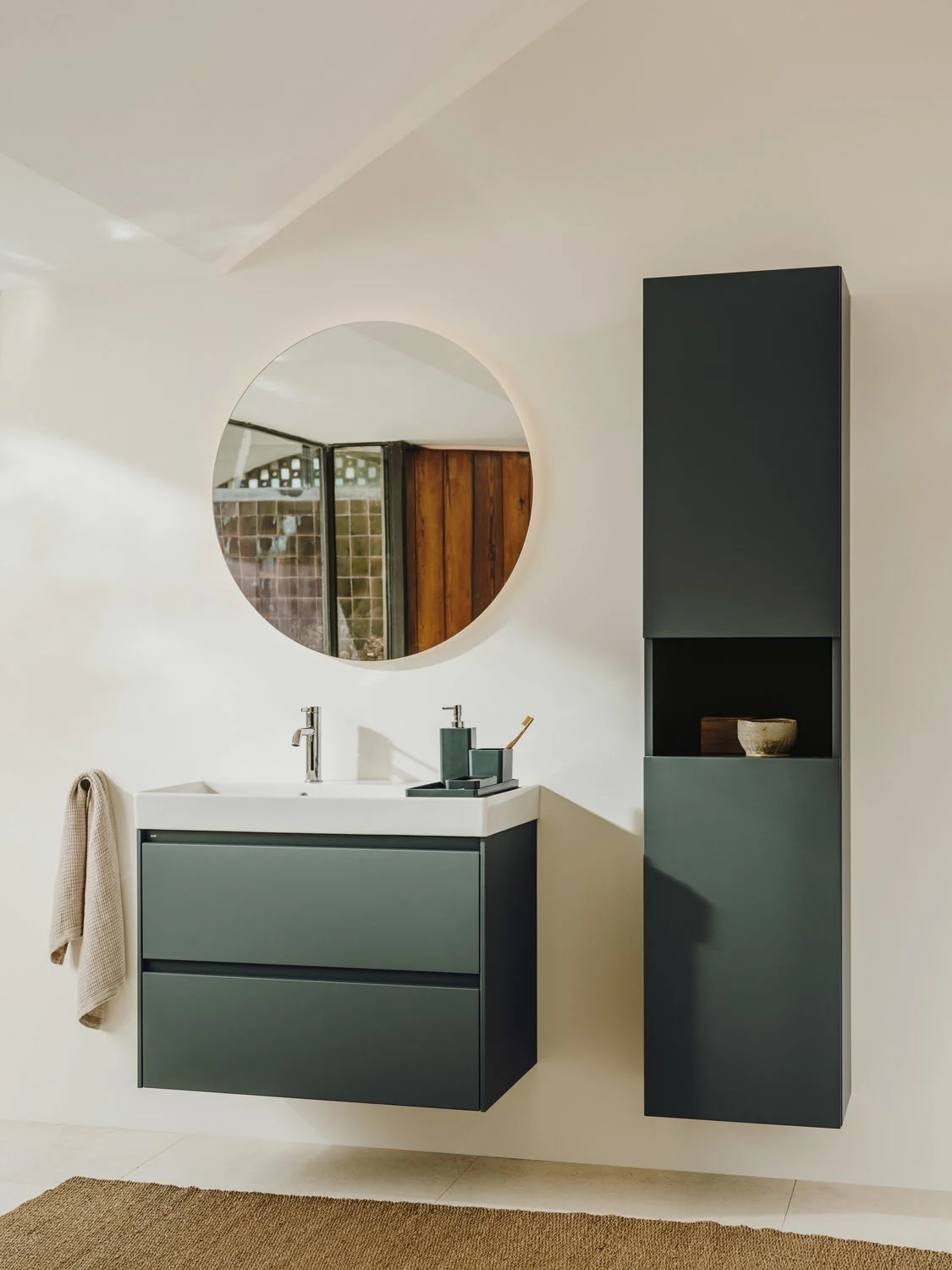 Roca Ona Waschtischunterbau 80 cm mit 2 Schubladen Bild 5