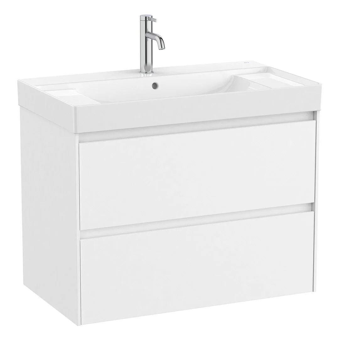 Roca Ona Waschtischunterbau 80 cm mit 2 Schubladen