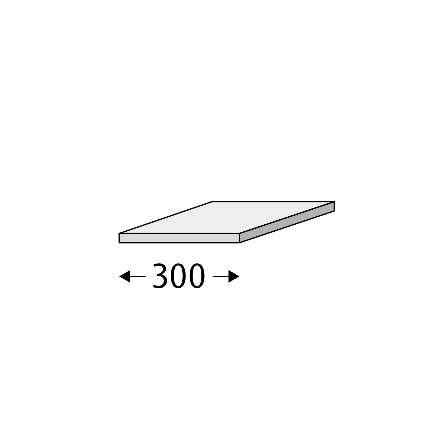Sanipa 3way Abdeckplatte 30 x 35 x 1,6 cm Bild 4