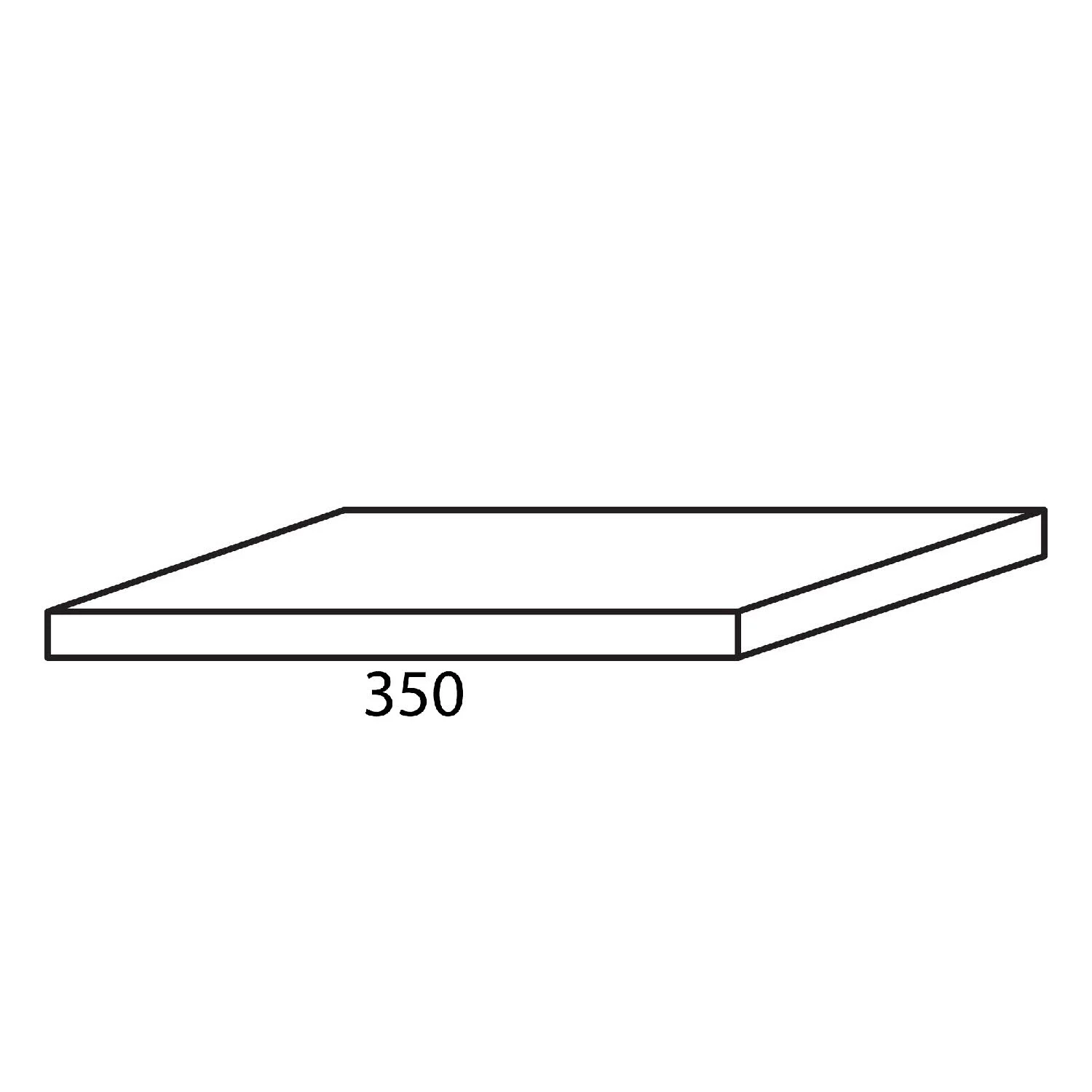 Sanipa 3way Abdeckplatte 35 x 20,2 x 1,6 cm Bild 2