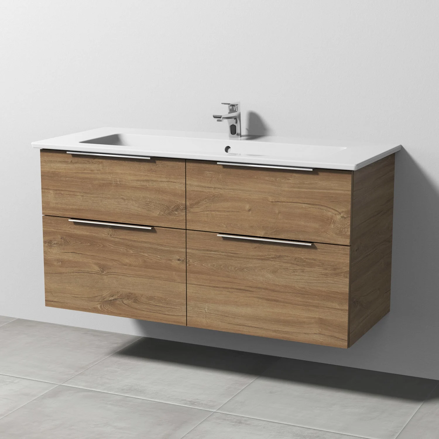 Sanipa 3way Möbelset-1 inkl. Spiegelschrank "MALTE", 120 cm, mit Aufsatzgriffen Bild 2