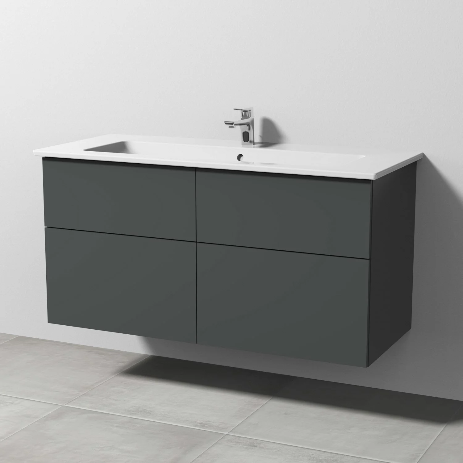 Sanipa 3way Möbelset-1 inkl. Lichtspiegel "LUCY", 120 cm, mit Push to open Bild 2