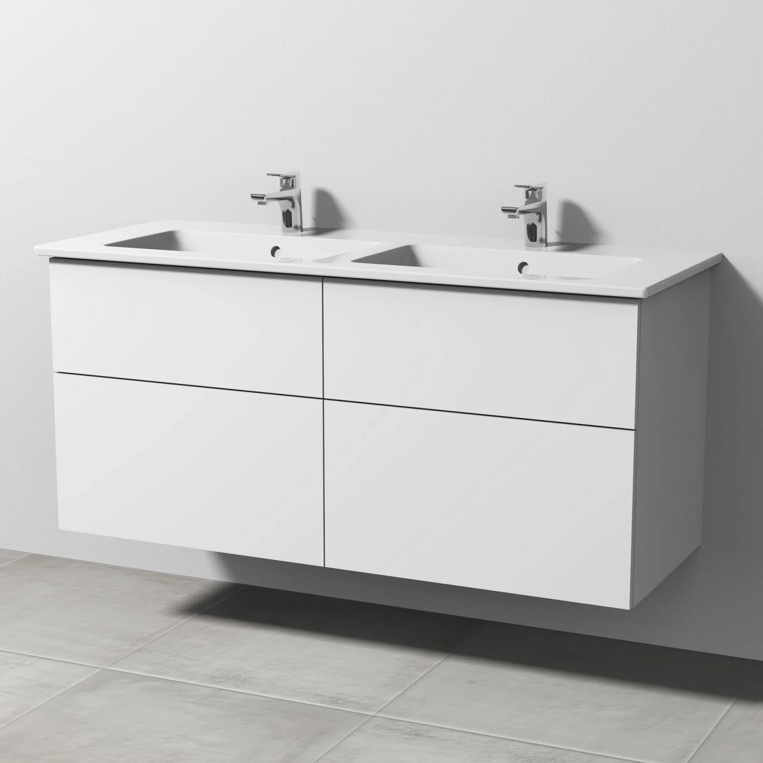 Sanipa 3way Möbelset inkl. Spiegelschrank "ARND", 130 cm, mit Push to open Bild 2