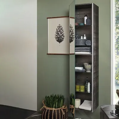 Sanipa 3way Hochschrank 40 cm, 1 Spiegel-Tür mit Türanschlag links Bild 2