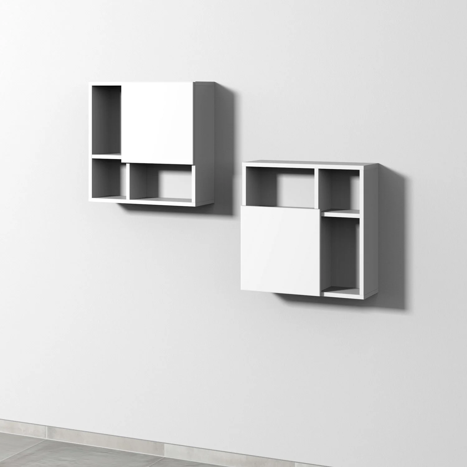 Sanipa 3way Würfelschrank 51 cm, 1 Tür mit Anschlag rechts oder links Bild 2