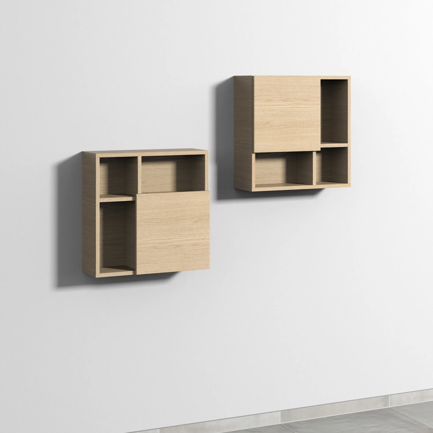 Sanipa 3way Würfelschrank 51 cm, 1 Tür mit Anschlag links oder rechts Bild 2