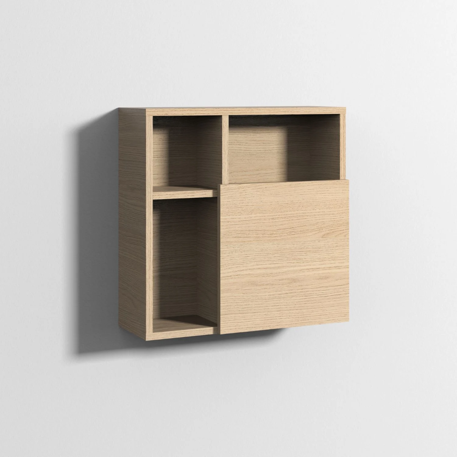 Sanipa 3way Würfelschrank 51 cm, 1 Tür mit Anschlag links oder rechts