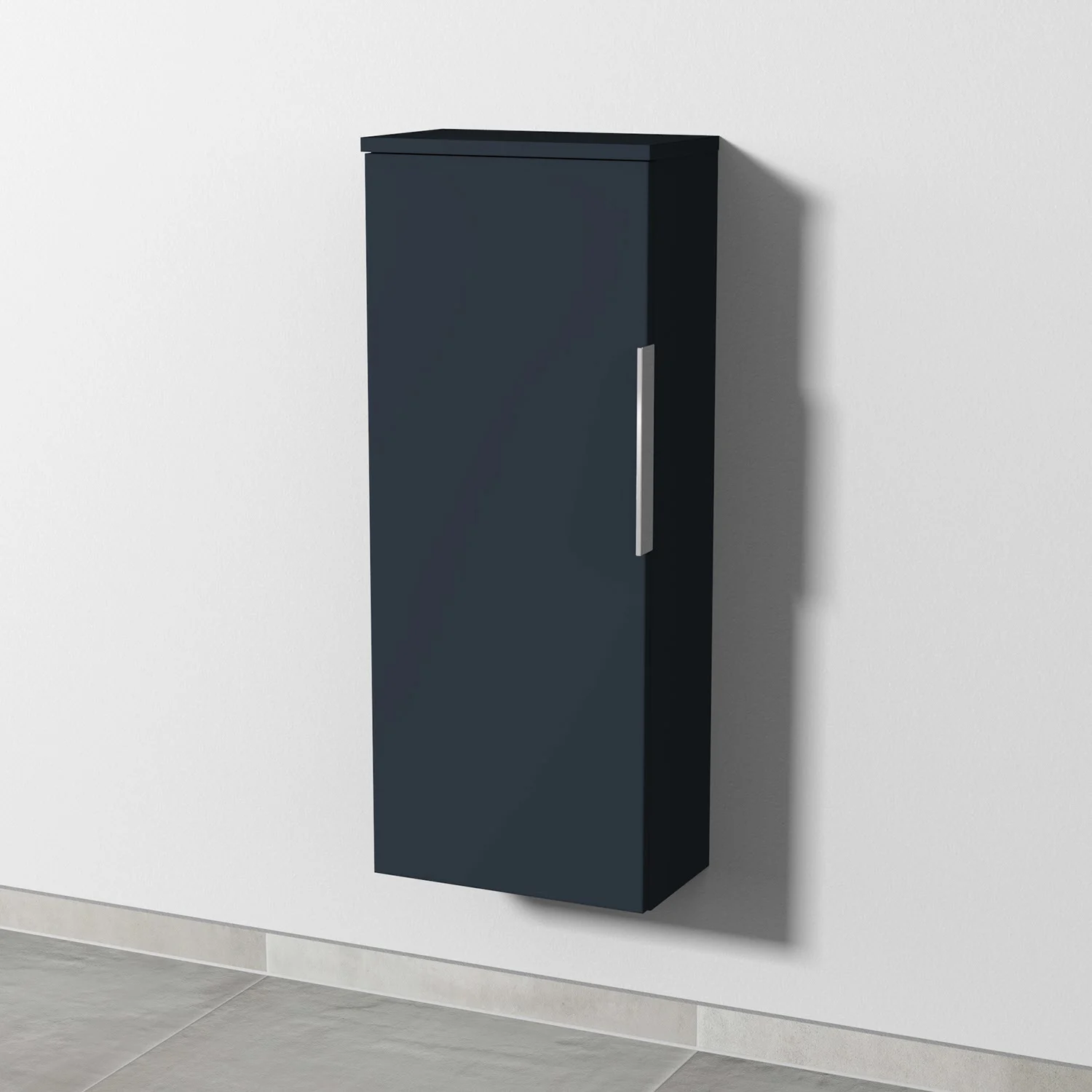 Sanipa 3way Mittelschrank 35 cm, 1 Tür, Anschlag links, mit Aufsatz-Griff