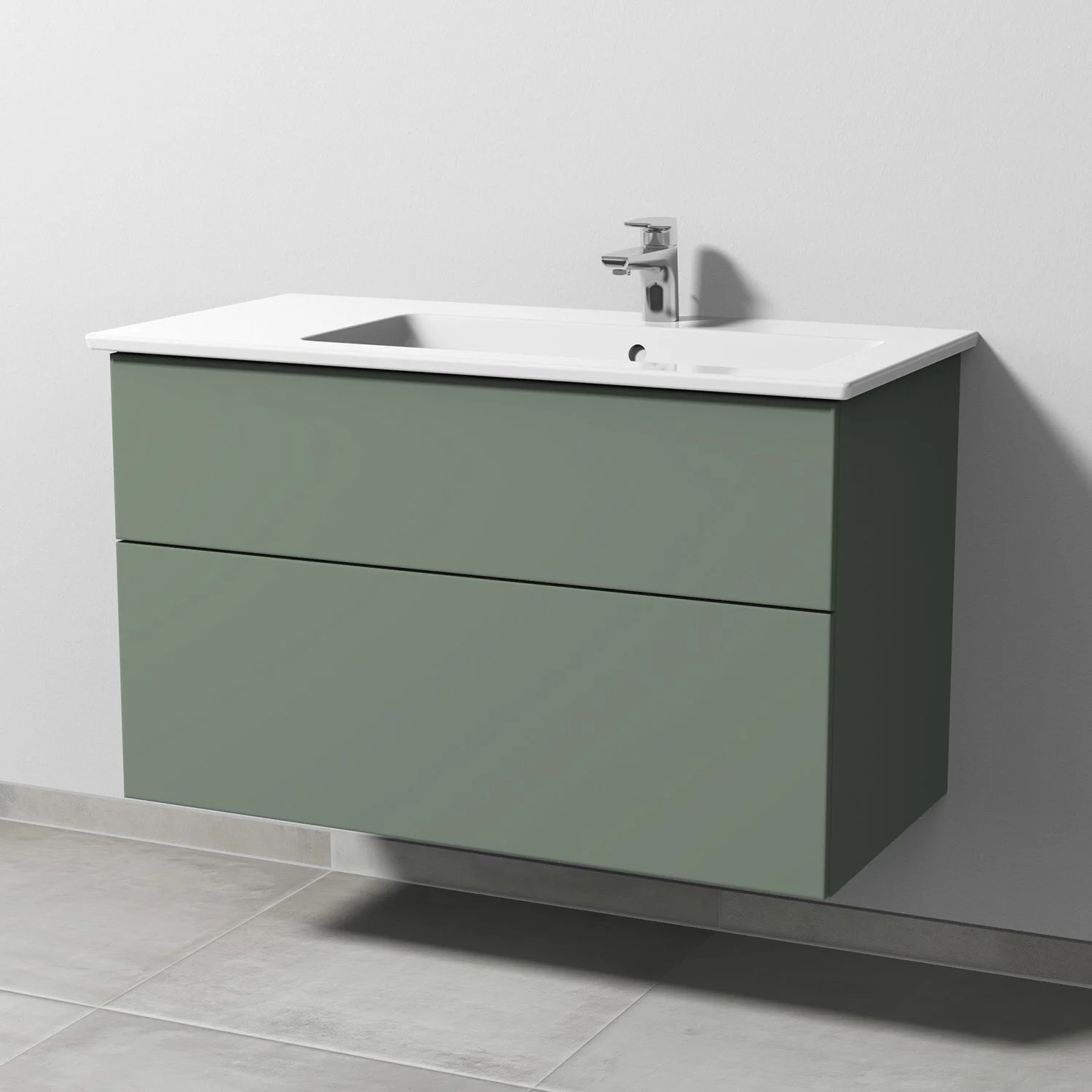 Villeroy & Boch Venticello Waschtisch mit Sanipa 3way Unterschrank 100 cm