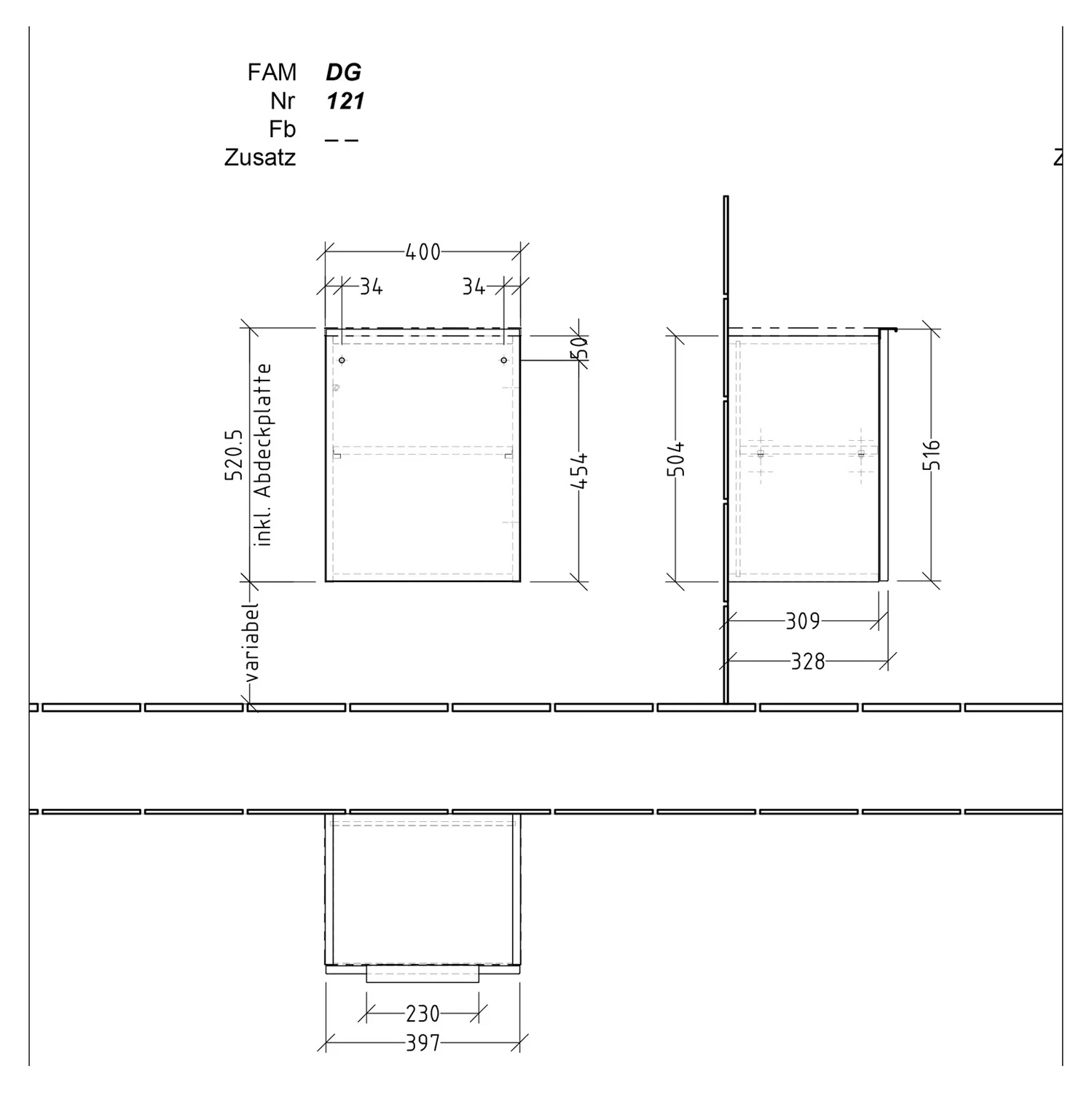Sanipa 4balance Anbauschrank 40 cm, 1 Tür mit Griff, Anschlag rechts Bild 5