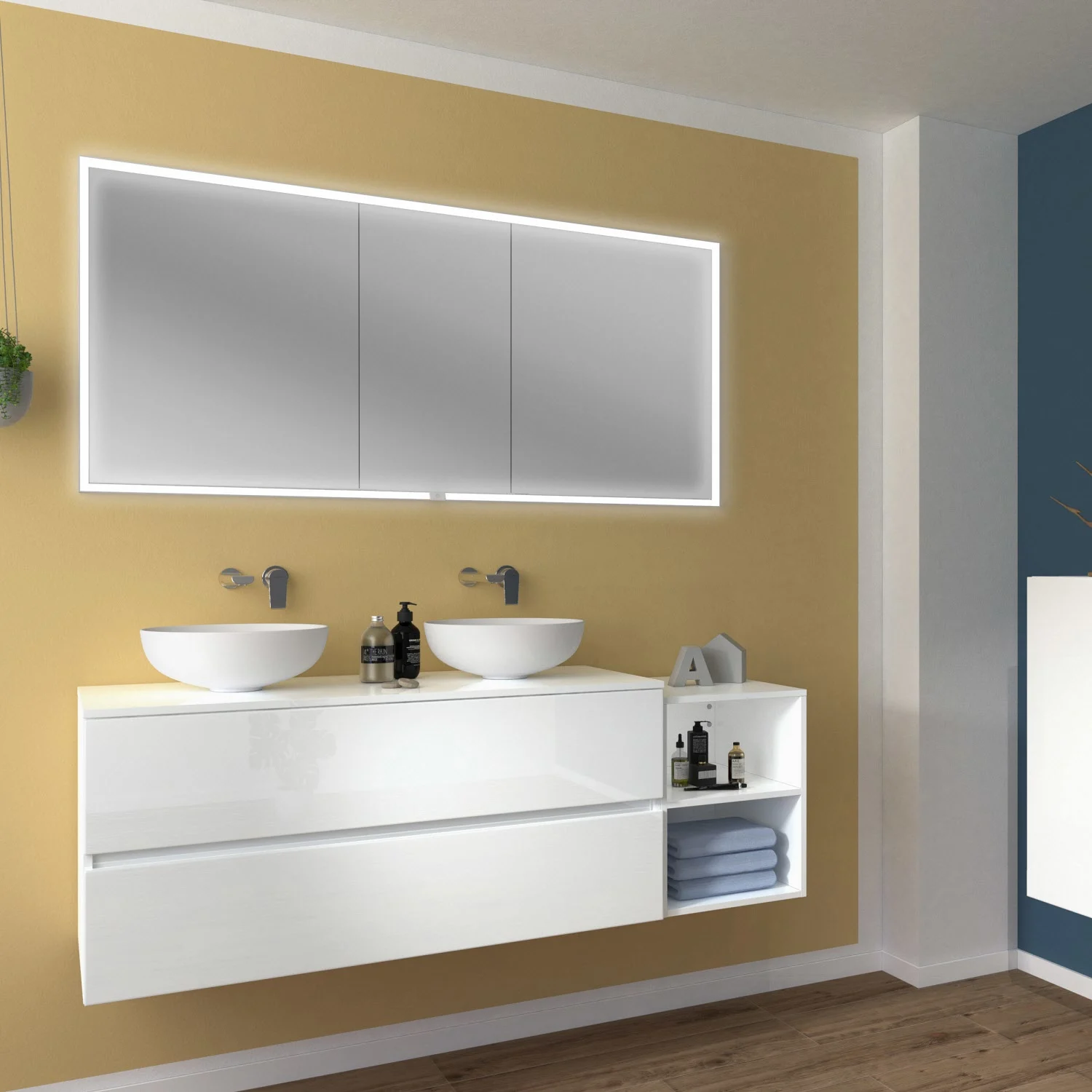 Sanipa Reflection Spiegelschrank WIM 160 cm  mit 3 Türen Bild 10