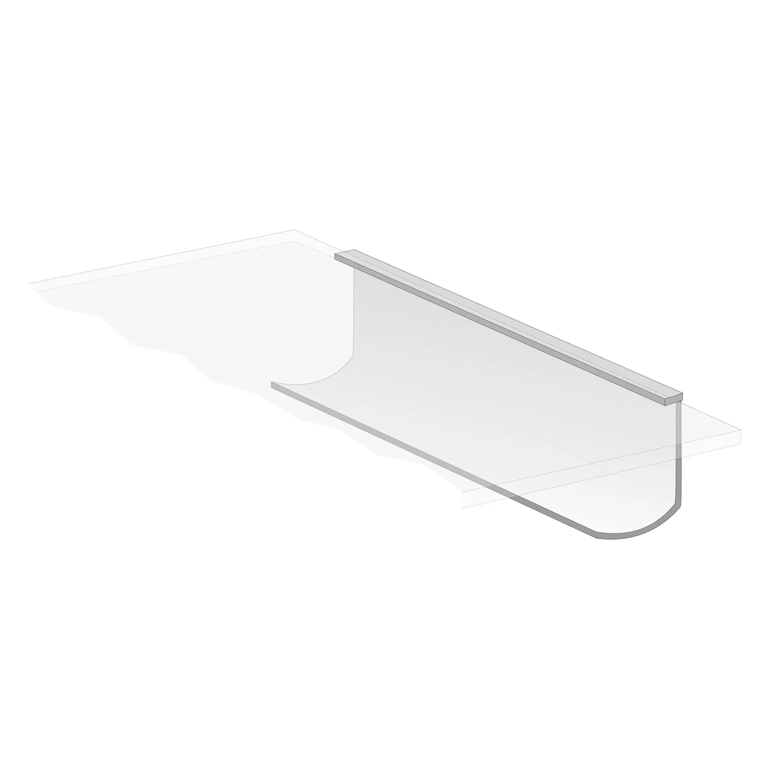 Sanipa Ablageschale zum Einhängen in Glaseinlegeböden Bild 4