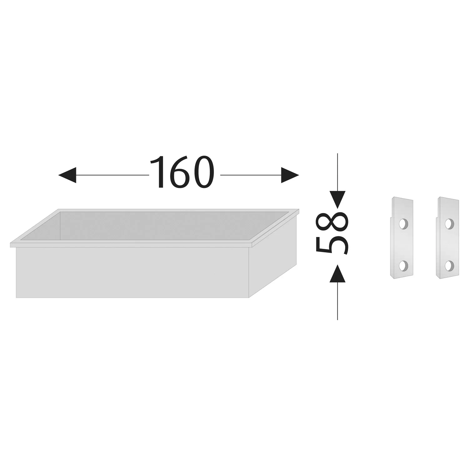 Sanipa Accessory-Box 16 cm Bild 3