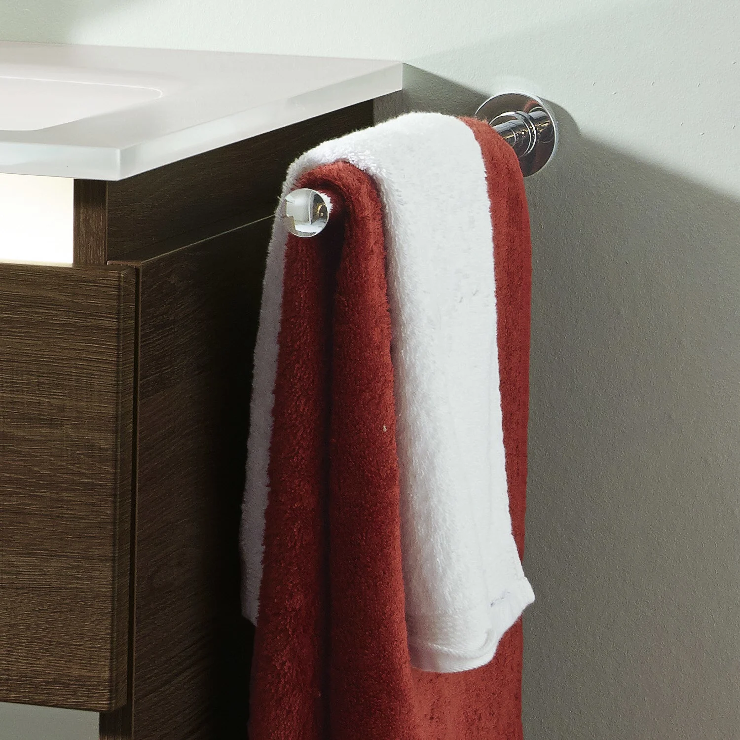 Sanipa Handtuchhalter einarmig ausziehbar Gesamtlänge 55 cm Bild 2