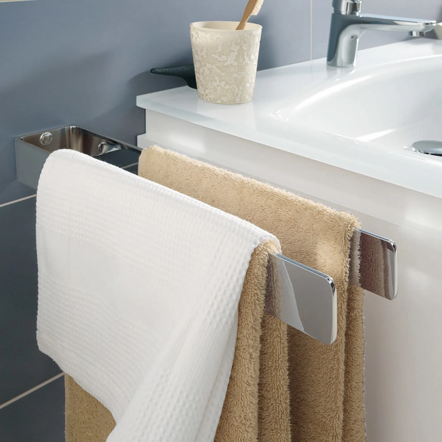 Sanipa Handtuchhalter zweiarmig 42 cm Bild 2