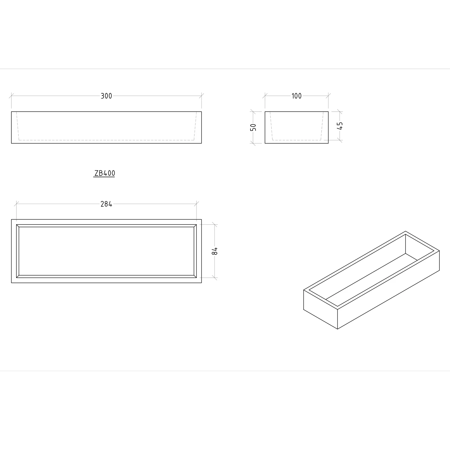 Sanipa Inneneinteilung für Waschtischunterbauten Schale klein 30 cm Bild 3