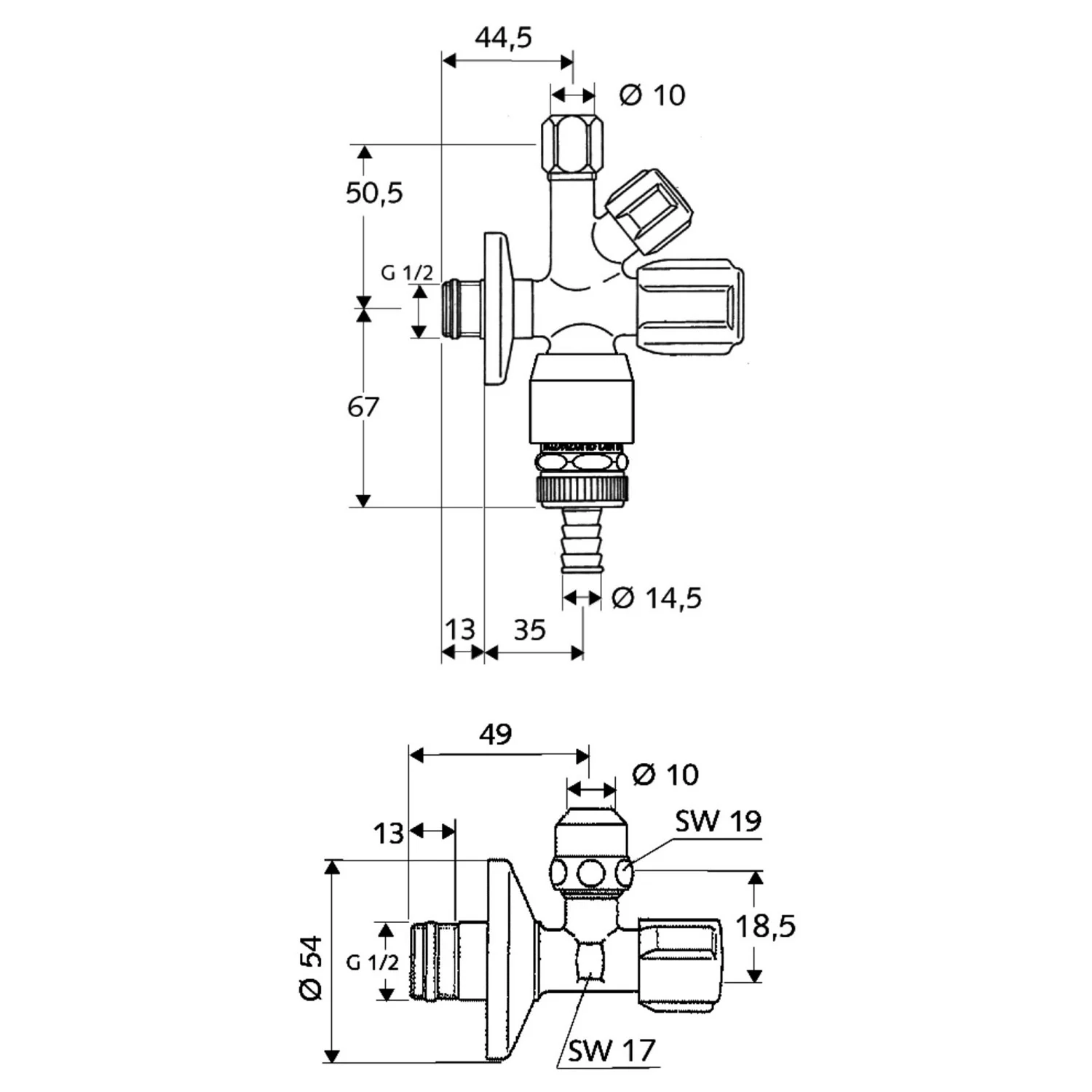Schell COMFORT Armaturenanschluss-Set Bild 2