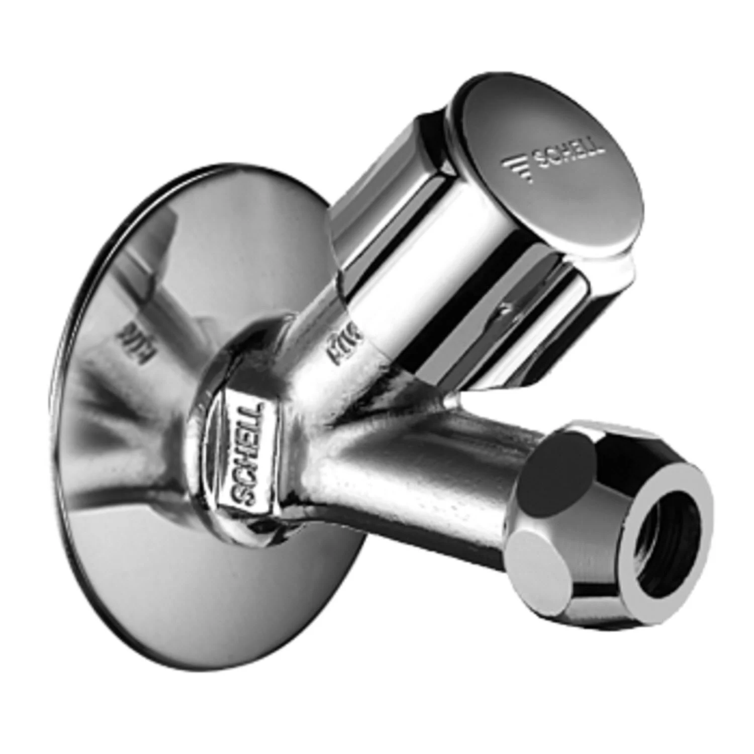 Schell COMFORT Schrägsitzventil mit Comfort-Griff