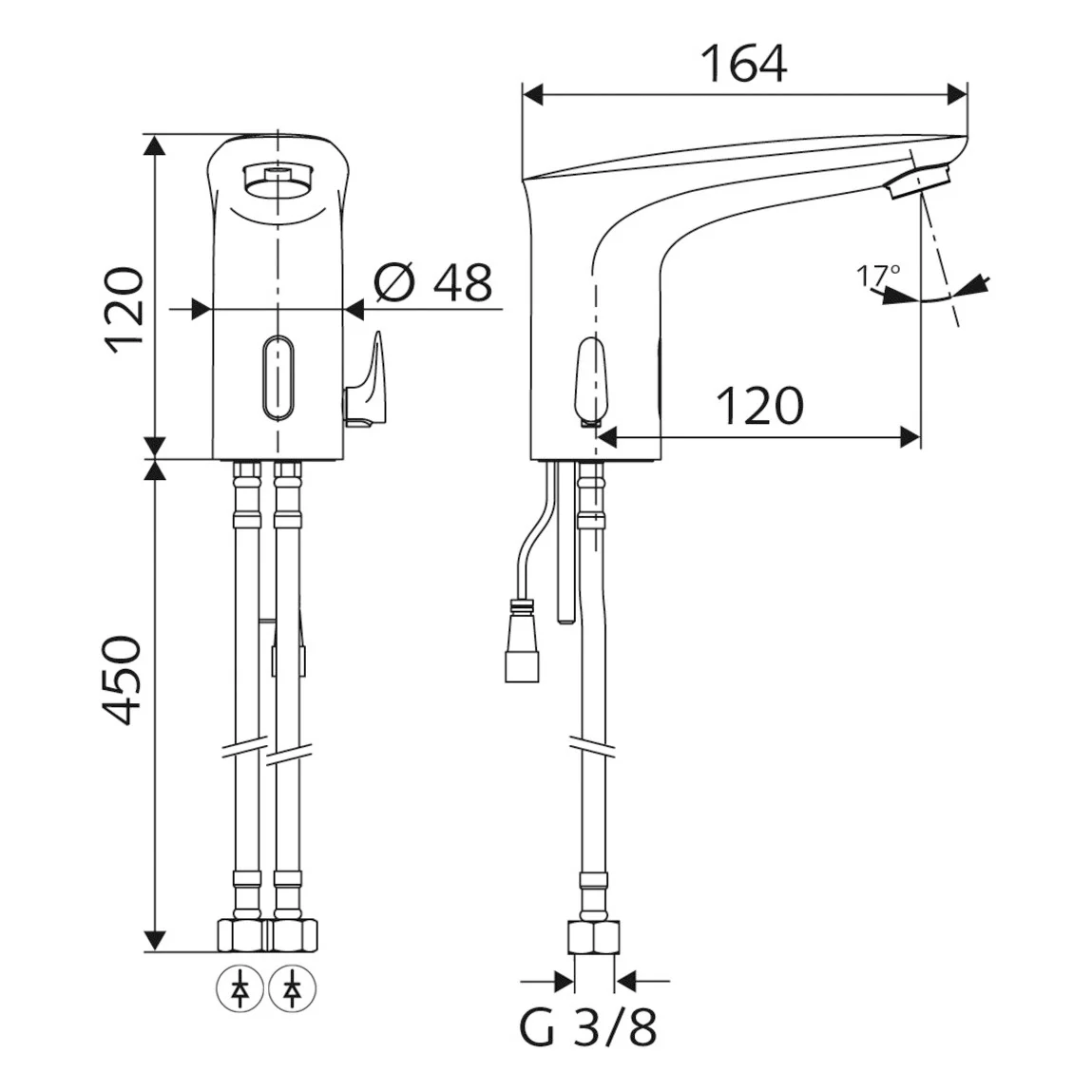 Schell MODUS Elektronische Waschtisch-Armatur E HD-M Bild 5