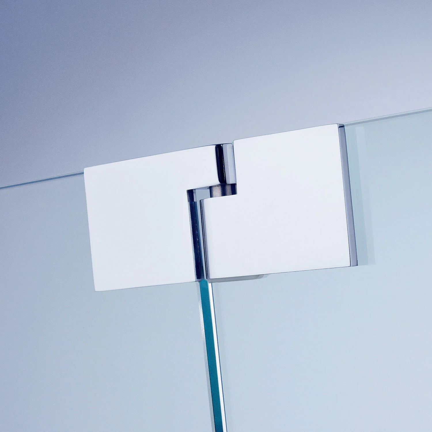 Sprinz Omega Ersatz-Scharnier Glas-Glas, links oben