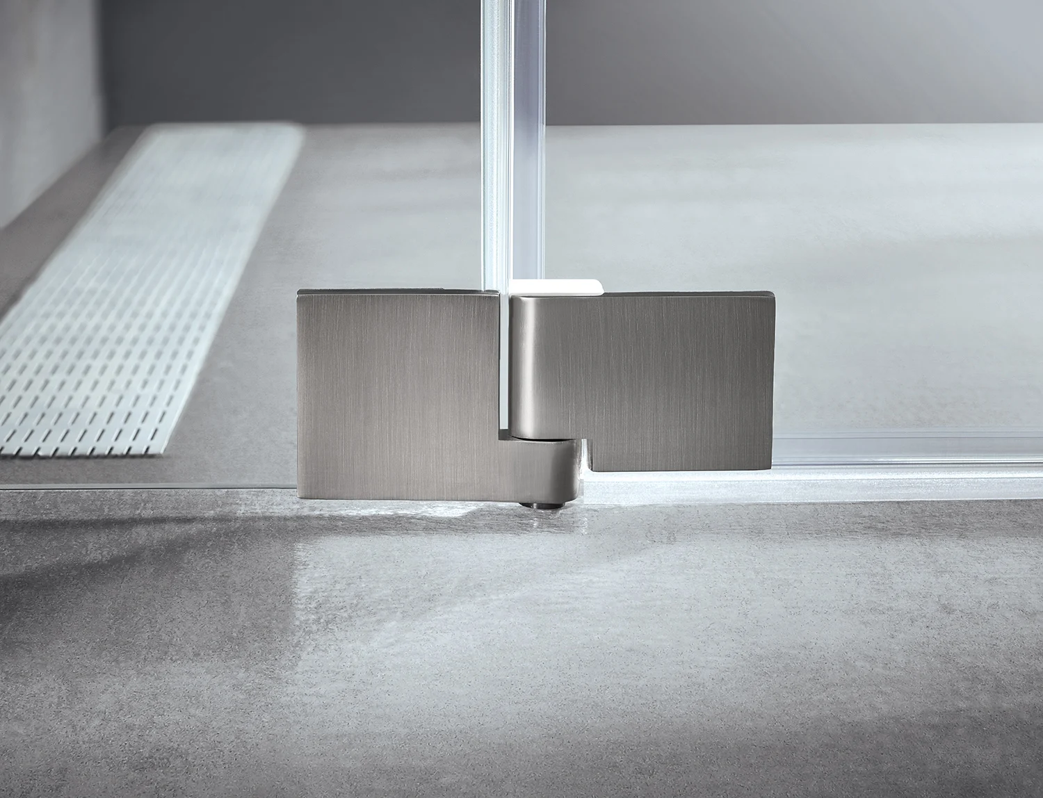 Sprinz Omega Supersteel Edition Tür an Festteil + Seitenwand 90 x 90 x 200 cm Bild 3