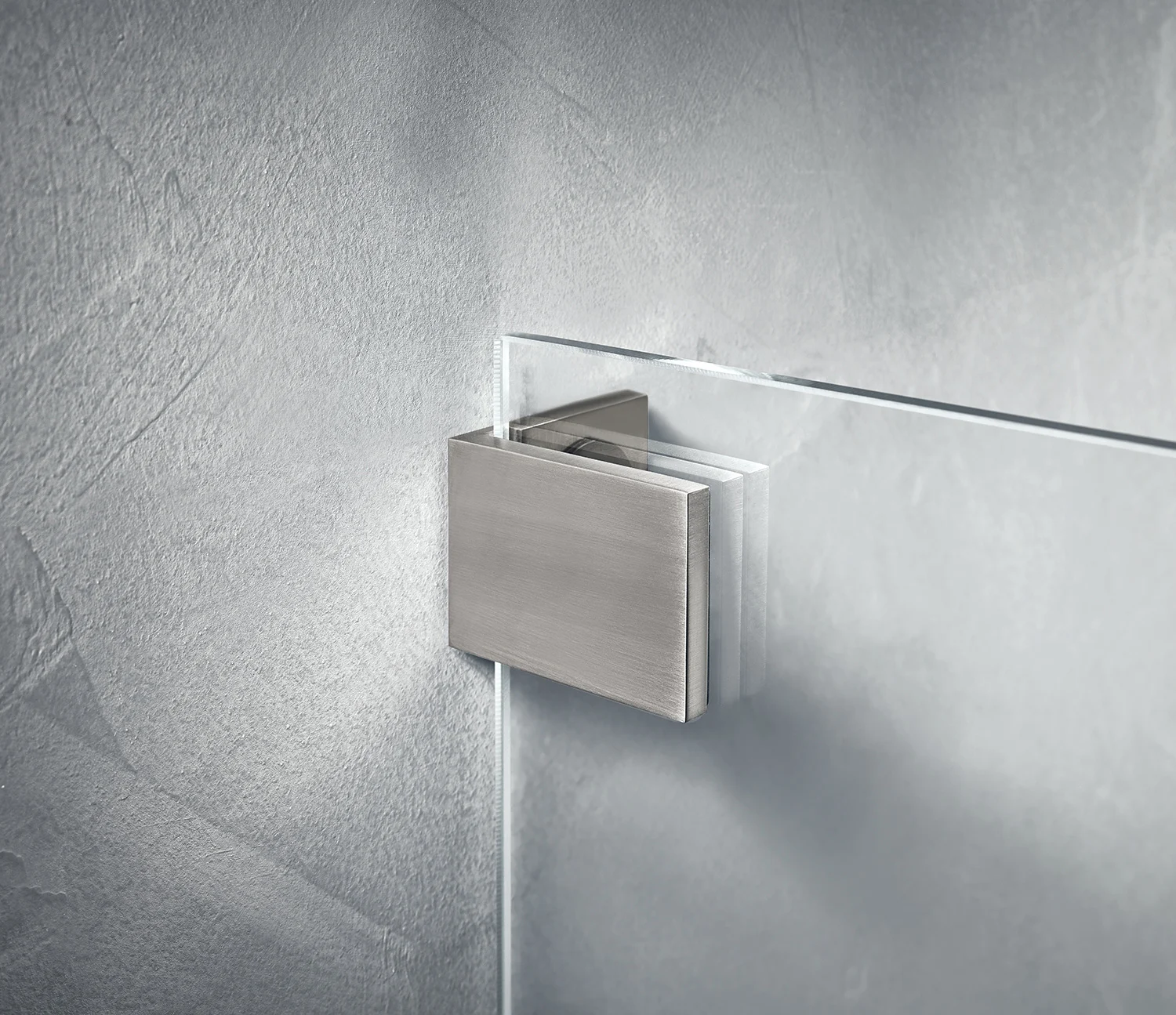 Sprinz Omega Supersteel Edition Tür an Festteil + Seitenwand 90 x 90 x 200 cm Bild 5