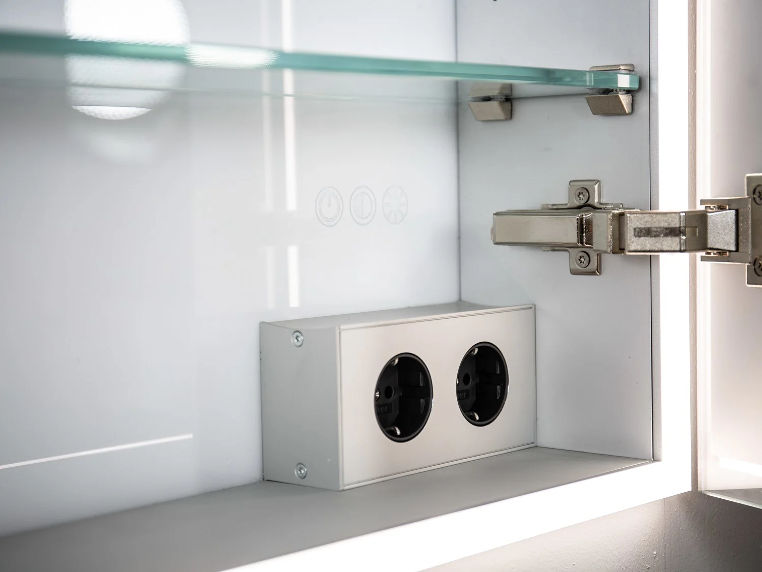 Sprinz Pure-Line Spiegelschrank Einbau mit 2 Türen 100 cm Bild 2